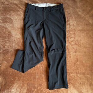 EUC REI Convertible Black Hiking Pants